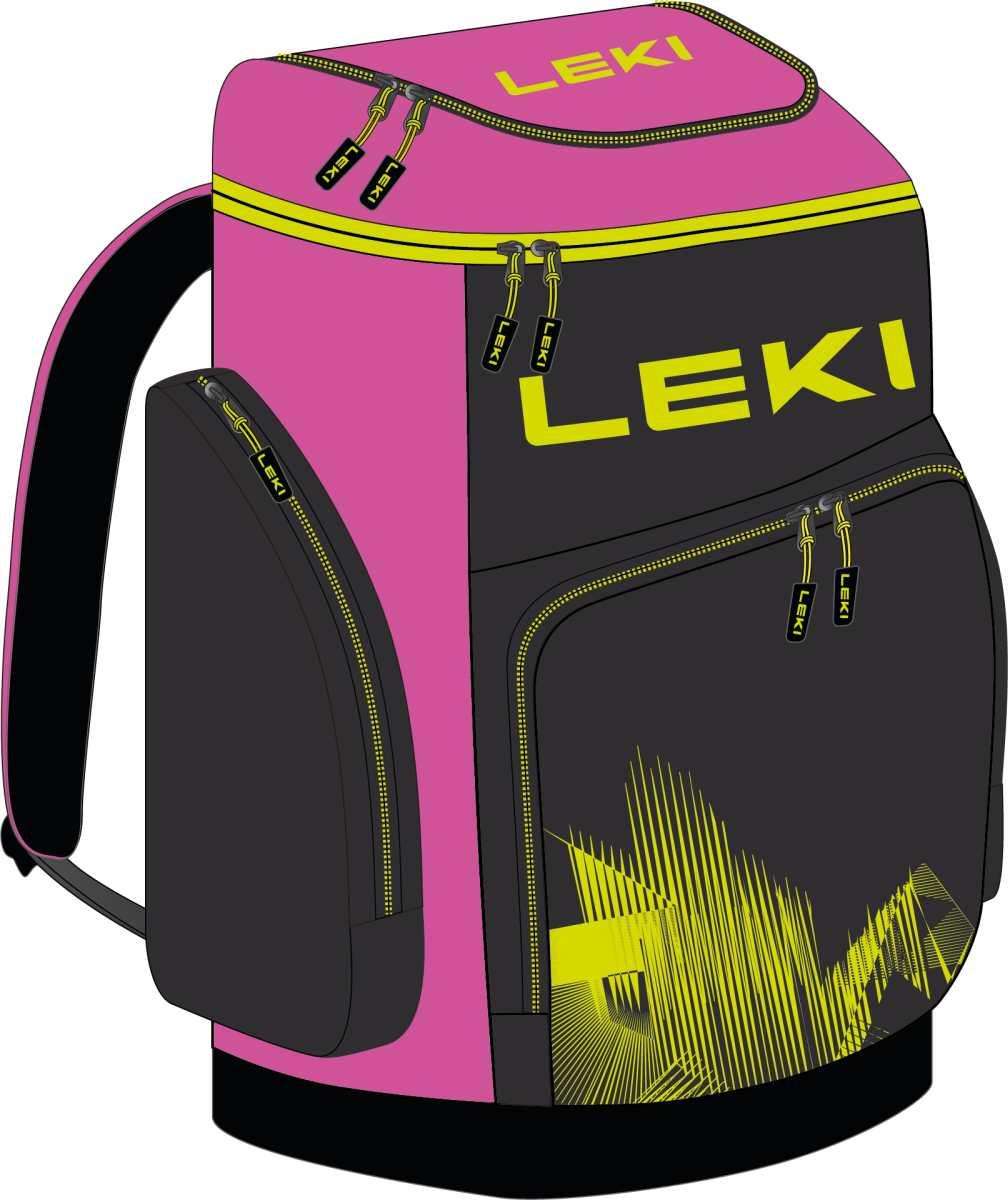LEKI WCR Skischuhüberzug neonpink-schwarz-neonygelb